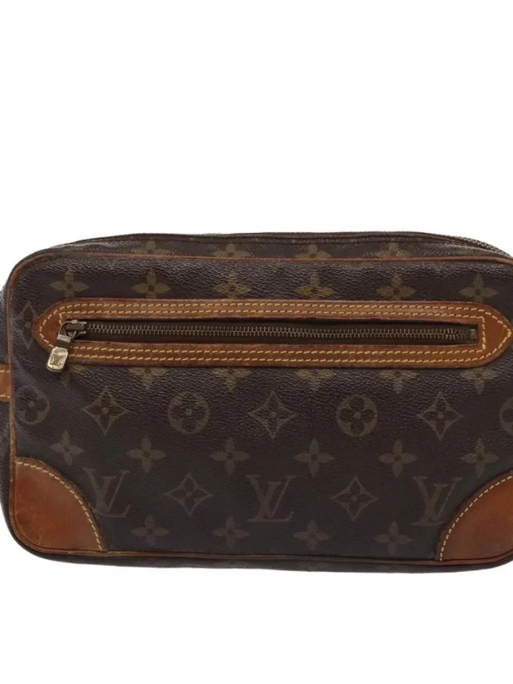 LOUIS VUITTON Monogram Marly Dragonne GM Clutch Bag M51825 LV Auth